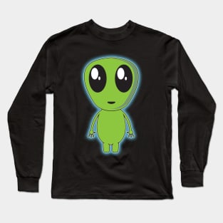 cute baby alien Long Sleeve T-Shirt